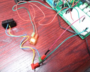 Series circuit with FT blinker on mySTEM board