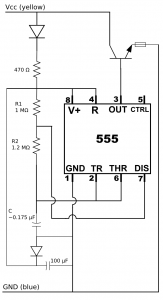 Fischertechnik blinker schematic